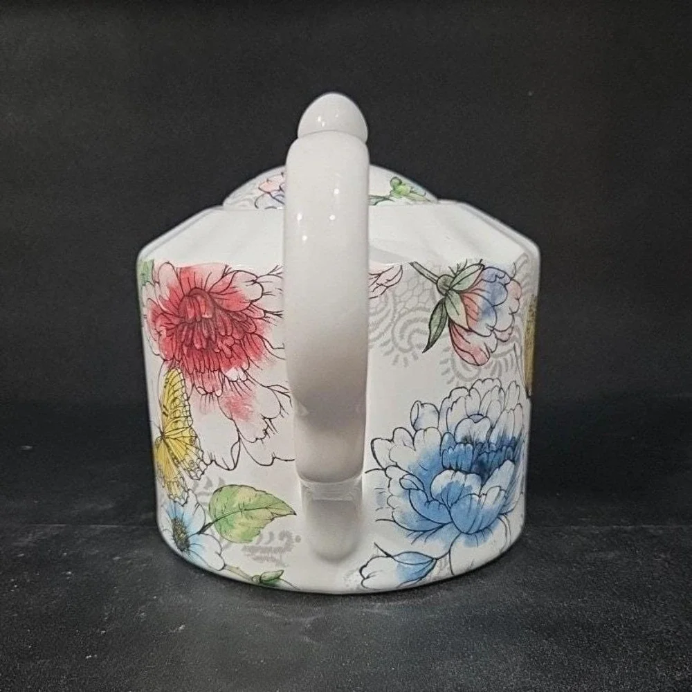 Coventry Harper Butterfly Design Teapot,‎ Cottagecore Kitchenware, Whimsical Pot